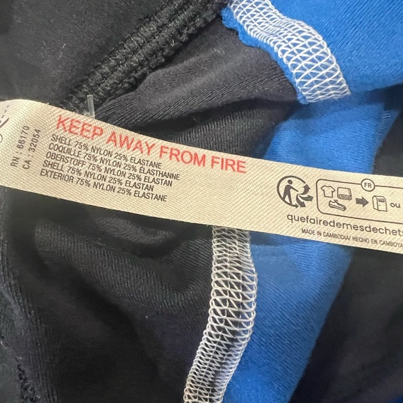 Free People Movement Dawn to Dusk Layering Leggings Blue Color block New Small - Picture 9 of 11